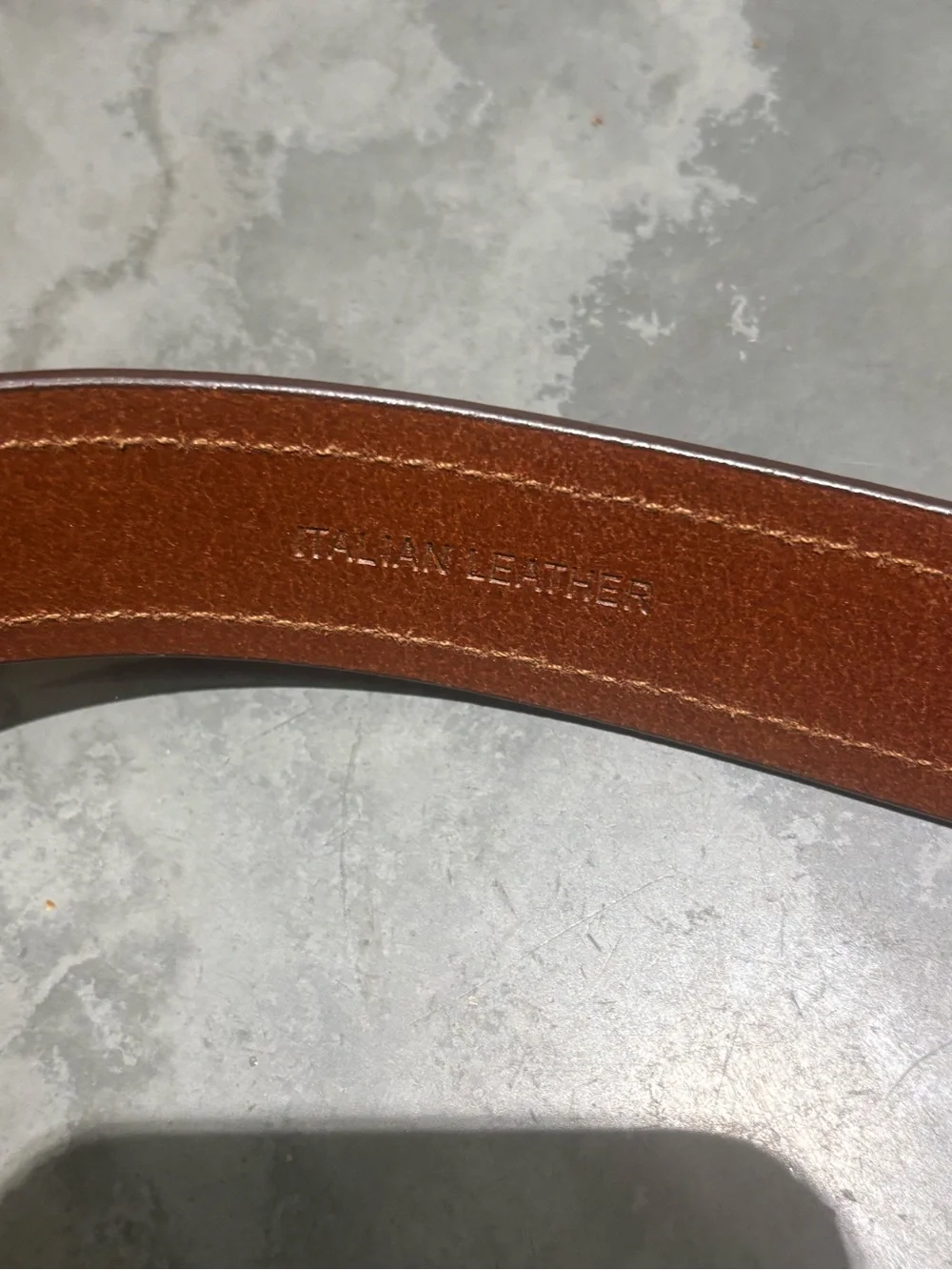 Vintage Polo Ralph Lauren Brown Leather Belt